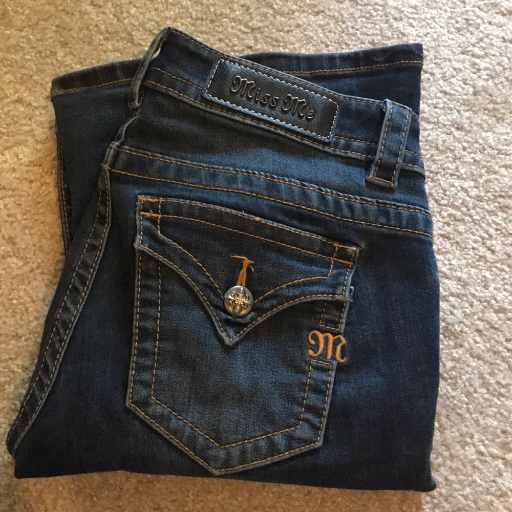Miss Me Jeans Denim Mid-Rise Flare